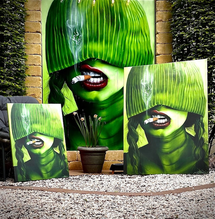 Auch das Werk stammt aus den Spray-Dosen von Hannes Pitzer.