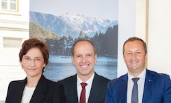 Die Wahl fiel auf Claudia Höller, Markus Hildmann und Andreas Stadler (von links).