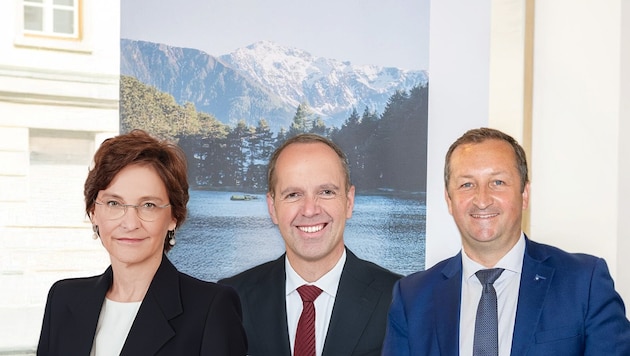 Die Wahl fiel auf Claudia Höller, Markus Hildmann und Andreas Stadler (von links).