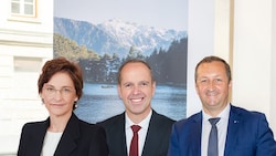 Die Wahl fiel auf Claudia Höller, Markus Hildmann und Andreas Stadler (von links).