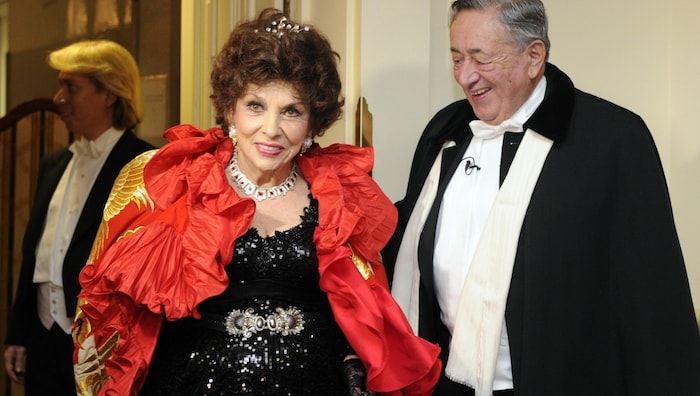 Lugner und Gina Lollobrigida