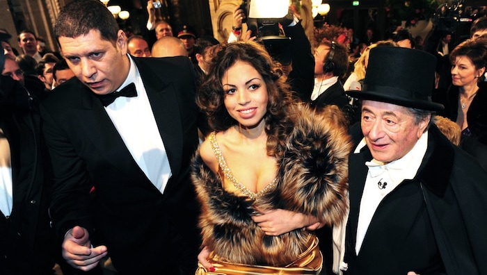Lugner und Karima El-Marough alias „Ruby Rubacuore“