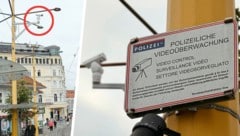 Am Grazer Jakominiplatz gibt es eine Videoüberwachung durch die Polizei, die Bilder bleiben 48 ...