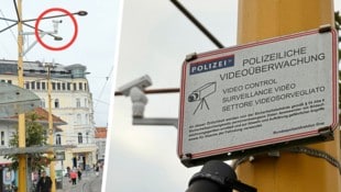Am Grazer Jakominiplatz gibt es eine Videoüberwachung durch die Polizei, die Bilder bleiben 48 ...