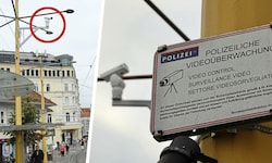 Am Grazer Jakominiplatz gibt es eine Videoüberwachung durch die Polizei, die Bilder bleiben 48 ...