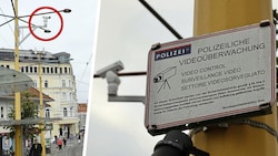 Am Grazer Jakominiplatz gibt es eine Videoüberwachung durch die Polizei, die Bilder bleiben 48 ...
