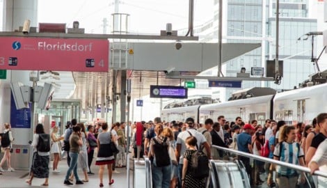 Die S-Bahnstammstrecke zwischen Praterstern und Floridsdorf ist noch bis 1. September gesperrt.