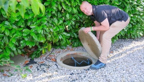 Der Sickerschacht von Michael Eder tat seine Arbeit nicht.