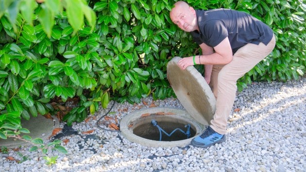 Der Sickerschacht von Michael Eder tat seine Arbeit nicht.