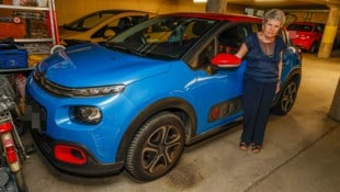 Ursula Weilharter hat ihren geliebten Citroen wieder.