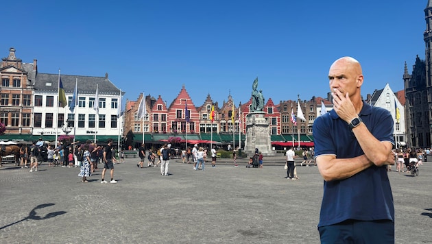 Trainer Thomas Letsch und Red Bull Salzburg peilen in Brügge den Aufstieg an.