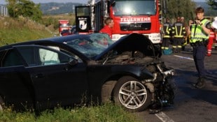 In diesem Audi A4 starb der 45-Jährige aus Neukirchen bei Lambach