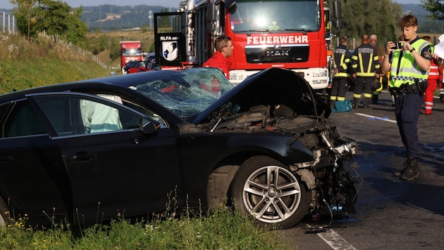 In diesem Audi A4 starb der 45-Jährige aus Neukirchen bei Lambach