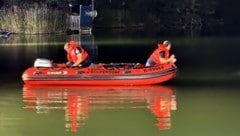 Der Rauschelesee wurde von den Einsatzkräften abgesucht