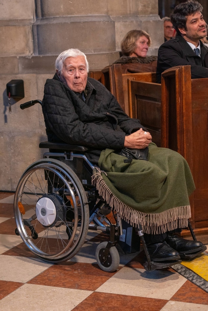 Peter Weck bei der Aufbahrung und Trauerfeier für Otto Schenk im Stephansdom am 29. Jänner 2025.