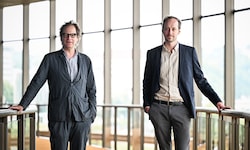 Der Künstler und der Zahlenmensch: Norbert Trawöger (li.) und Kai Liczewski
