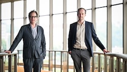 Der Künstler und der Zahlenmensch: Norbert Trawöger (li.) und Kai Liczewski