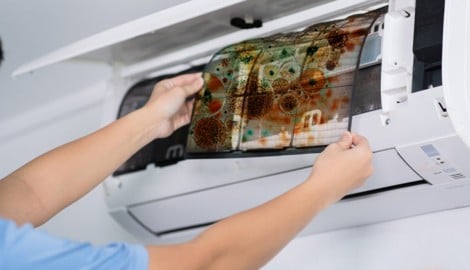 Klimaanlagen gelten als Brutstätte für krank machende Keime.