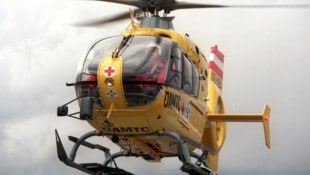 Der Schwerverletzte wurde mit dem Helikopter ins Spital gebracht.