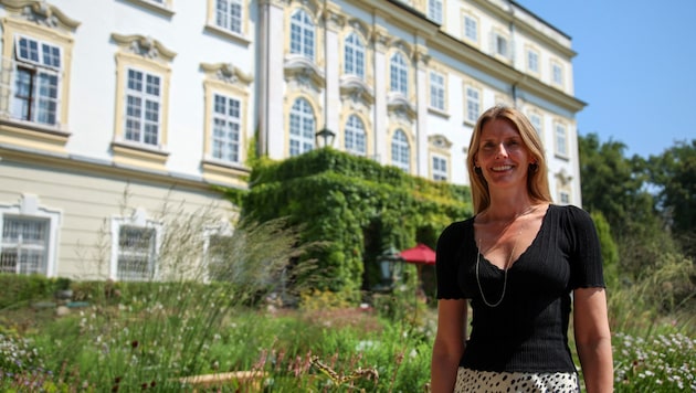 Carina Kammel leitet das Hotel Schloss Leopoldskron in Salzburg.