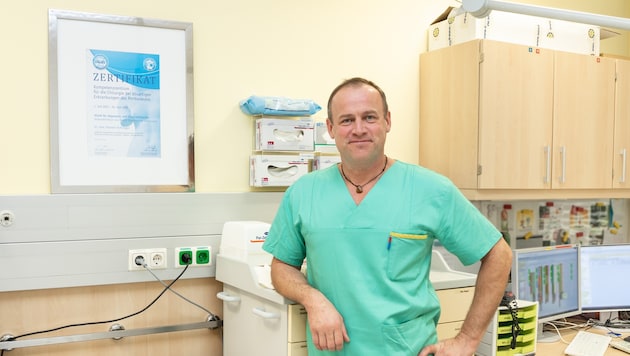 OA Dr. Klemens Rohregger, Leiter des Peritonealkarzinosezentrums am Ordensklinikum Linz ...