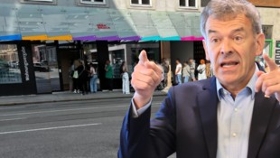 Warteschlange vor dem neuen Innsbrucker Wohnungsamt. Vize-BM Willi (Grüne) nennt erstmals ...