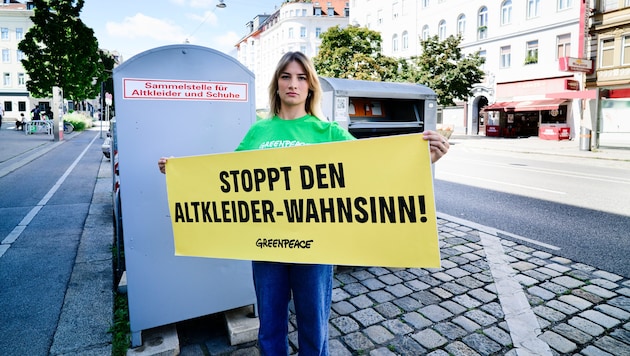 Das Investigativ-Team von Greenpeace hat bewiesen, dass selbst unsere beschädigten Kleider in ...