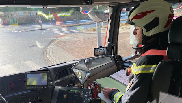 Die Berufsfeuerwehr rückt bei Akuteinsätzen als erste aus – die Mannschaft ist rund um die Uhr ...