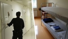 In so einem Bett in einer Zelle der Justizanstalt Wien-Josefstadt drohte der knapp 300 Kilo ...