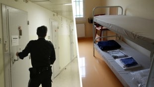 In so einem Bett in einer Zelle der Justizanstalt Wien-Josefstadt drohte der knapp 300 Kilo ...
