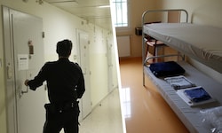 In so einem Bett in einer Zelle der Justizanstalt Wien-Josefstadt drohte der knapp 300 Kilo ...