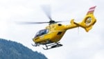 Mit dem Rettungshubschrauber C7 wurde der Deutsche ins Spital geflogen. (Archivbild)