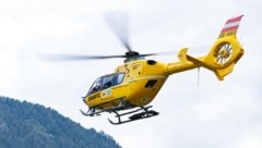 Mit dem Rettungshubschrauber C7 wurde der Deutsche ins Spital geflogen. (Archivbild)