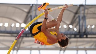 Armand Duplantis beim nächsten Weltrekord.