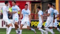 Jubelnde Kicker von HNK Rijeka