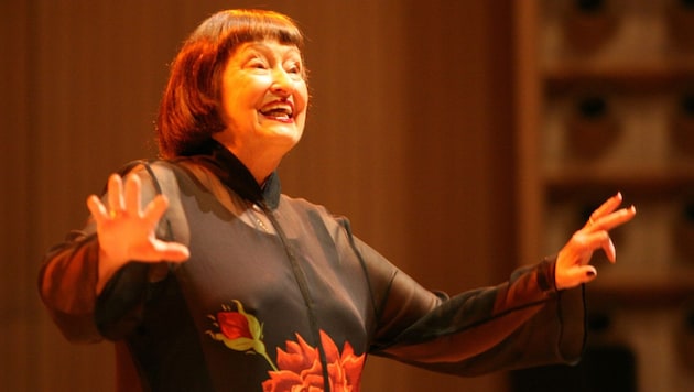 Die großartige Sheila Jordan hier zu sehen beim Brucknerfest 2007 in Linz.
