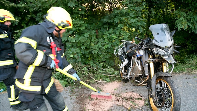 Die Unfallstelle in Koblach