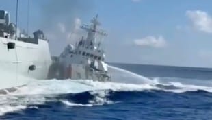 Während der Verfolgung eines Schiffs der Philippinen kam es zu dem Unfall.