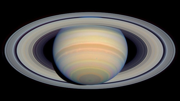 Der Gasriese Saturn mit seinen Ringen steht unter anderem im Fokus des Abends auf der ...