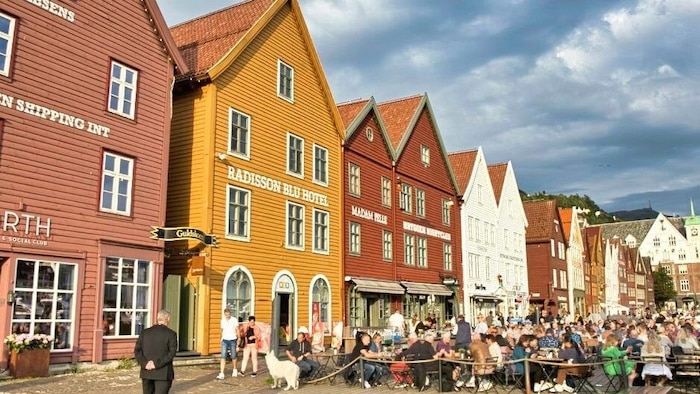 Das Hanseviertel Bryggen in Bergen – UNESCO-Weltkulturerbe und Besuchermagnet.