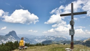 Herrlicher Panoramablick von der Lahnerleitenspitze.