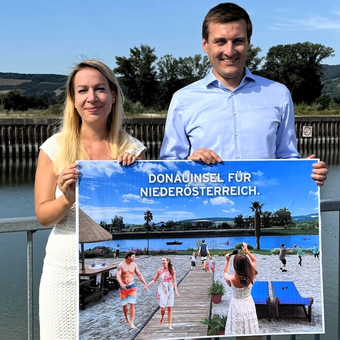 SPÖ-Vizebürgermeisterin Bernadette Haider-Wittmann und Landesparteichef Sven Hergovich wollen ...