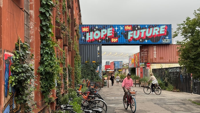 Reffen – der Eingang zum Street Food Market mit authentischem Essen aus aller Welt