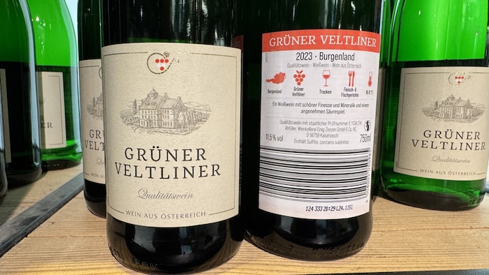 Es gibt auch österreichischen Wein in Dänemark. Nicht überall kommt er von deutschen Abfüllern.