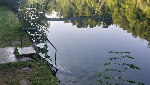Der dramatische Schwimmunfall geschah beim Badeplatz Marienbrücke in Gmunden.