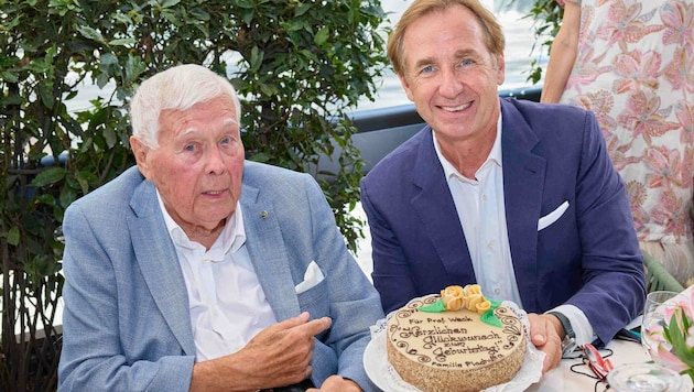 Bei Mario Plachutta Stammgast, feierte Weck auch seinen 95er bei ihm.