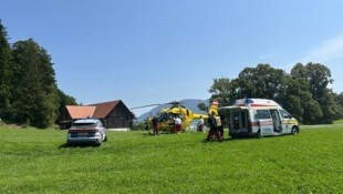 Einsatz der Rettungskräfte in Semriach