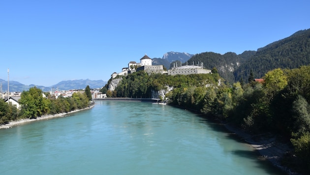 Der Mann trieb auf dem Inn bei Kufstein 300 Meter weit ab.