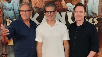 Christian Tramitz, Rick Kavanian und Michael „Bully“ Herbig bei der Premiere in Wien