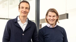 Die N26-Gründer Maximilian Tayenthal (links) und Valentin Stalf (rechts).